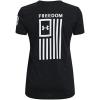 imageUnder Armour Womens New Freedom Flag TShirtBlack 001White