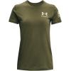 imageUnder Armour Womens New Freedom Flag TShirtMarine Od Green 390Desert Sand