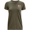 imageUnder Armour Womens New Freedom Flag TShirtMarine Od Green 391Pink Sands