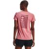 imageUnder Armour Womens New Freedom Flag TShirtPink Clay 663League Red