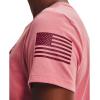 imageUnder Armour Womens New Freedom Flag TShirtPink Clay 663League Red