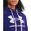 imageUnder Armour Womens Rival Fleece Logo Hoodie468 Sonar Blue   White