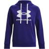 imageUnder Armour Womens Rival Fleece Logo Hoodie468 Sonar Blue   White