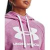 imageUnder Armour Womens Rival Fleece Logo Hoodie537 Jellyfish Medium Heather   White