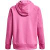 imageUnder Armour Womens Rival Fleece Logo Hoodie659 Pink Edge  White  White