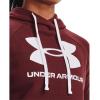 imageUnder Armour Womens Rival Fleece Logo Hoodie690 Chestnut Red   White