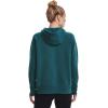 imageUnder Armour Womens Rival Fleece Logo Hoodie716 Tourmaline Teal   White