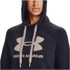 imageUnder Armour Womens Rival Fleece Logo HoodieBlack 003Desert Rose