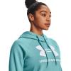 imageUnder Armour Womens Rival Fleece Logo HoodieCosmos 476White
