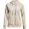 imageUnder Armour Womens Rival Fleece Logo HoodieOatmeal Light Heather 783White