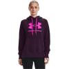 imageUnder Armour Womens Rival Fleece Logo HoodiePolaris Purple 501Meteor Pink