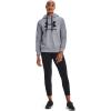 imageUnder Armour Womens Rival Fleece Logo HoodieSteel Medium Heather 035Black