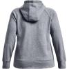 imageUnder Armour Womens Rival Fleece Logo HoodieSteel Medium Heather 035White