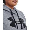 imageUnder Armour Womens Rival Fleece Logo HoodieSteel Medium Heather 035White
