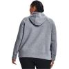 imageUnder Armour Womens Rival Fleece Logo HoodieSteel Medium Heather 035White