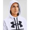 imageUnder Armour Womens Rival Fleece Logo HoodieWhite 100Black