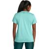 imageUnder Armour Womens Tech Marker Twist Short Sleeve T Shirt482 Radial Turquoise   Hydro Teal