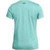 imageUnder Armour Womens Tech Marker Twist Short Sleeve T Shirt482 Radial Turquoise   Hydro Teal