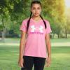 imageUnder Armour Womens Tech Marker Twist Short Sleeve T Shirt697 Sunset Pink   White