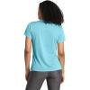 imageUnder Armour Womens Tech Marker Twist Short Sleeve T Shirt914 Sky Blue   Capri