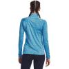 imageUnder Armour Womens Tech Twist  Zip LongSleeve Pullover419 Capri  Fuse Teal  Metallic Silver