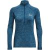 imageUnder Armour Womens Tech Twist  Zip LongSleeve Pullover427 Varsity Blue  Blizzard  Metallic Silver