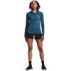 imageUnder Armour Womens Tech Twist  Zip LongSleeve Pullover427 Varsity Blue  Blizzard  Metallic Silver