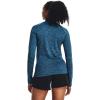 imageUnder Armour Womens Tech Twist  Zip LongSleeve Pullover427 Varsity Blue  Blizzard  Metallic Silver
