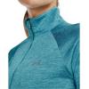imageUnder Armour Womens Tech Twist  Zip LongSleeve Pullover433 Glacier Blue  White  Metallic Silver
