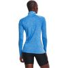 imageUnder Armour Womens Tech Twist  Zip LongSleeve Pullover464 Water  White  Metallic Silver