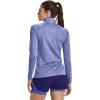 imageUnder Armour Womens Tech Twist  Zip LongSleeve Pullover495 Baja Blue  White  Metallic Silver