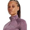 imageUnder Armour Womens Tech Twist  Zip LongSleeve Pullover500 Misty Purple  Fresh Orchid  Metallic Silver