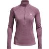 imageUnder Armour Womens Tech Twist  Zip LongSleeve Pullover500 Misty Purple  Fresh Orchid  Metallic Silver