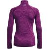 imageUnder Armour Womens Tech Twist  Zip LongSleeve Pullover514 Rivalry  Strobe  Metallic Silver