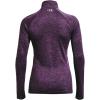 imageUnder Armour Womens Tech Twist  Zip LongSleeve Pullover541 Tux Purple  Retro Purple  Metallic Silver