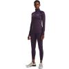 imageUnder Armour Womens Tech Twist  Zip LongSleeve Pullover541 Tux Purple  Retro Purple  Metallic Silver