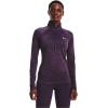 imageUnder Armour Womens Tech Twist  Zip LongSleeve Pullover541 Tux Purple  Retro Purple  Metallic Silver