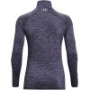 imageUnder Armour Womens Tech Twist  Zip LongSleeve Pullover558 Tempered Steel  Aurora Purple  Metallic Silver