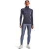 imageUnder Armour Womens Tech Twist  Zip LongSleeve Pullover558 Tempered Steel  Aurora Purple  Metallic Silver