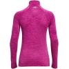 imageUnder Armour Womens Tech Twist  Zip LongSleeve Pullover573 Mystic Magenta  Rebel Pink  Metallic Silver
