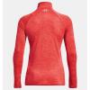 imageUnder Armour Womens Tech Twist  Zip LongSleeve Pullover628 Beta  Pomegranate  Metallic Silver