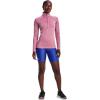 imageUnder Armour Womens Tech Twist  Zip LongSleeve Pullover669 Pace Pink  Prime Pink  Metallic Silver