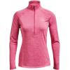 imageUnder Armour Womens Tech Twist  Zip LongSleeve Pullover669 Pace Pink  Prime Pink  Metallic Silver