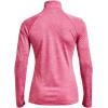 imageUnder Armour Womens Tech Twist  Zip LongSleeve Pullover669 Pace Pink  Prime Pink  Metallic Silver