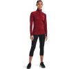 imageUnder Armour Womens Tech Twist  Zip LongSleeve Pullover690 Chestnut Red  Radio Red  Metallic Silver
