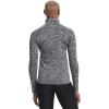 imageUnder Armour Womens Tech Twist  Zip LongSleeve PulloverBlack 001Metallic Silver