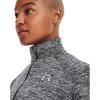 imageUnder Armour Womens Tech Twist  Zip LongSleeve PulloverBlack Black Metallic Silver