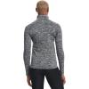 imageUnder Armour Womens Tech Twist  Zip LongSleeve PulloverBlack Black Metallic Silver