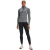 imageUnder Armour Womens Tech Twist  Zip LongSleeve PulloverBlack Black Metallic Silver
