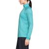 imageUnder Armour Womens Tech Twist  Zip LongSleeve PulloverBlue Mobile Blue